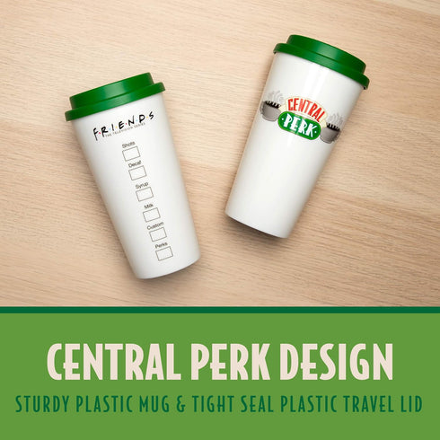 Paladone Friends TV Show Travel Mug, Central Perk Coffee Mug Officially Licensed Merchandise...