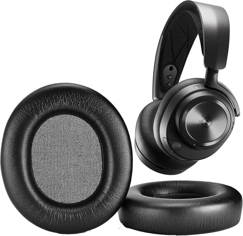 Arctis Nova Pro Earpads Replacement Ear pads Cushions Cups Muffs Cover Earcups Parts Compatible with Steelseries Arctis Nova Pro Wireless Gaming H...