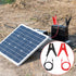 6 Pcs 3 ft Electric Fence Wire Solar Connect Fence Connectors Charger Electric Fence Clips Electric Fence Copper Wire with Alligator Clip...