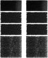 Replacement Sponge for Aquarium Filter(60-100Gal), Fish Tank Filter Replacement Parts, Including 2 x Fine Sponge, 2 x Coarse Sponge & 4 x Carboniz...