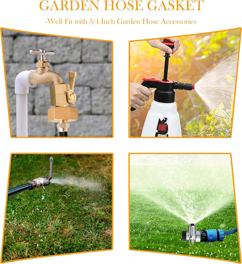 PWACCS High Pressure Washer O Ring Kit, Replacement Rubber Ring for Power Washer, General for Pump, Coupler, Adapter, Hose, Gun and Nozzle, 100 pi...