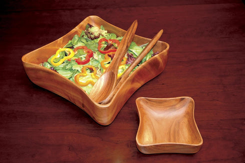 K0425 Acaciaware 8- by 5- by 1.5-Inch Acacia Wood Rectangle Serving Tray...