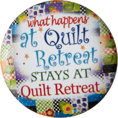 Jody Houghton Designs What Happens at Quilt Retreat 12pk Button, Varies...