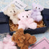 6 Pieces Mini Bear Plush Stuffed 4 Inch Small Bear Bulk Animal Toys for Baby Shower Party Favors Tiny Soft Bear Doll Gifts for Graduation Keychain...