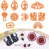 Puocaon Boho Polymer Clay Cutters - 11 Pcs Bohemian Clay Cutters for Earrings, Cat Moth Polymer Clay Cutters for Jewelry, Mushroom Clay Cutters, R...