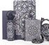 Vera Bradley Hardcover 3 Ring Binder, 1 Inch Round Rings with Interior Pockets, Bonbon Medallion...