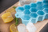 Outset Silicone Hexagon Ice Cube Tray, Large Cubes...