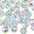 Highergo 500 Pieces DIY Glass Crystal Rondelle AB Glass Beads Faceted Rondelle Beads for Bracelets Necklace Pendants Jewelry Making DIY Craft Proj...