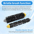 Replacement Parts Kit Bristle Flexible Beater Brush & Aero Vac Filter & Side Brush Compatible with iRobot Roomba 600 Series 595 610 614 618 620 63...