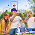 2 Pack Head Hoop Basketball Party Game for Kids and Adults Carnival Game Adjustable Basket Net Headband with 20 Balls for Carnival Party Birthday ...