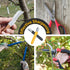 2PCS Garden Tool Sharpener, Blade Sharpener Stone for Garden Knife Sharpener, Shear Scissor Sharpener Blade Sharpening for Gardening Pruner/Pocket...