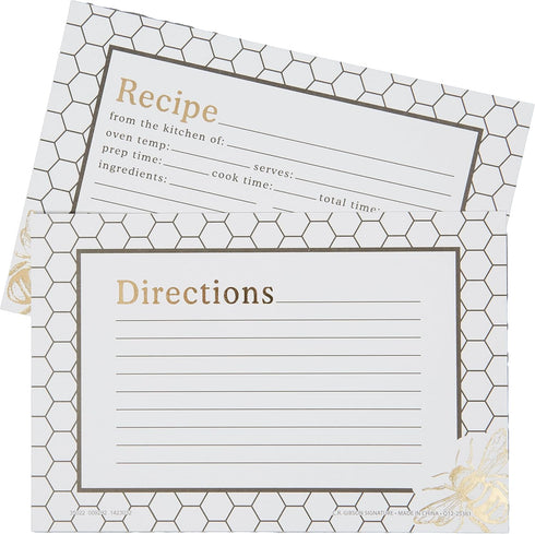 C.R. Gibson Honeycomb Hive Recipe Cards (Q12-25361)...