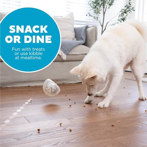 Outward Hound Snoop Interactive Treat Dispensing Dog Toy, Large, White...