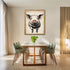 Posterizer 1 pcs- Cute white pig with a white background-Art for Animal Lovers-Abstract & Modern Art- Gift for Men Women Teens-decor for Bedroom, ...
