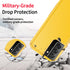 Unitedtime for Galaxy S22 Plus Case, Dropproof Shockproof Military Grade Phone Cover Armor Heavy Duty for Samsung Galaxy S22 Plus (Yellow)...