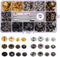Toututu 120 Sets Leather Snap Fasteners Kit, 12.5mm Metal Snap Buttons Press Studs with 4 Setting Tools, 6 Color Leather Snaps for Clothes, Jacket...