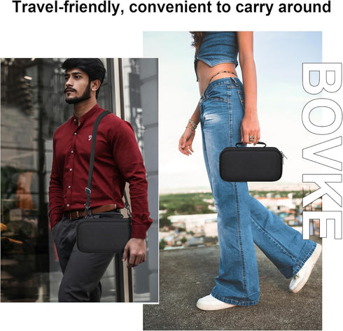 BOVKE Carrying Case Compatible with Blue Tees Golf Player+ GPS Speaker with Touch Screen Display, Portable Golf GPS Speaker Holder with Extra Spac...