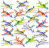 Prextex 25 Pack Large 8'' Flying Foam Outdoor Outside Glider Planes Toys for Boy, and Kids Ages 4-8 5 8-10 Years Old - Great Plane Birthday Gift -...