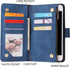UEEBAI Wallet Case for iPhone 7 Plus iPhone 8 Plus, Premium Vintage PU Leather Magnetic Closure Handbag Zipper Pocket Case Kickstand Card Holder S...