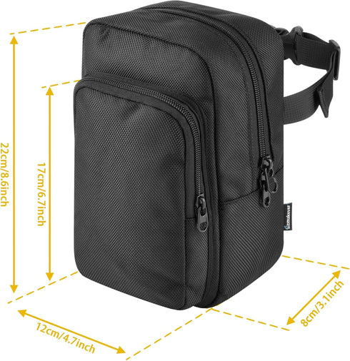 Multimeter Case Compatible for Fluke 117/115/116/114/113/177/178/179, Crenova MS8233D, Extech EX330, TRMS 6000 Counts Volt Digital Multimeter-Blac...