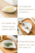 LAUCHUH Spoon Rest for Kitchen Countertop Porcelain Spoon Holder for Stove Top Large Holder for Spatula, Spoons or Tongs, Farmhouse Decor, Mother'...