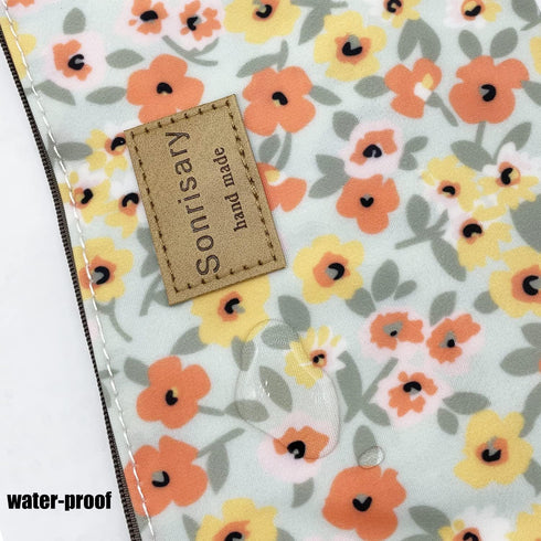 Floral Print Makeup Cosmetic Bag Carry Case, 14 Patterns (P1141709)...