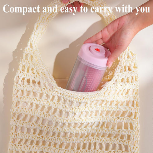 Baby Bottle Brush,Bottle Brush Cleaner,6 in 1 Baby Travel Bottle Brush and Dry Rack,Travel Baby Bottle Cleaner Kit, Silicone Bottle Brush/Nipple B...