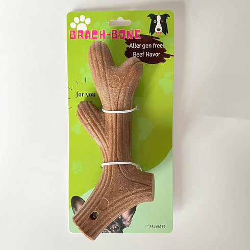 Dog Toys Pet Accessories Durable Dog Chew Toy Interactive Dog Sawdust Toys for Aggressive Chewers Large Breed (Brown Antler)...