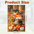 Happy Fall Pumpkin Welcome Garden Flag, Autumn Garden Double Sided Flag Pumpkin Patch Maple Leaf House Yard Outdoor Small Flag Farmhouse Thanksgiv...