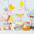 30 Pieces Happy Easter Paper Cutouts Bunny Eggs Carrot Basket Chicken Butterfly Cutouts Animals Theme Party Signs Paper Cutouts for Easter Party D...