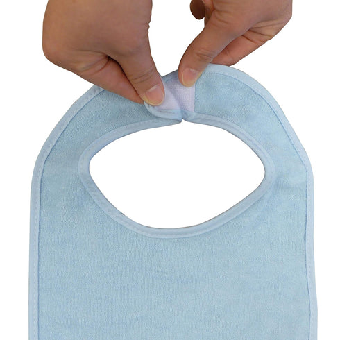 Neat Solutions 8 Count Multi-Color Solid Knit Terry Feeder Bib, Boy...