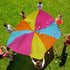 6ft Play Parachute, Parachute with Handles Rainbow Parachute Toy...