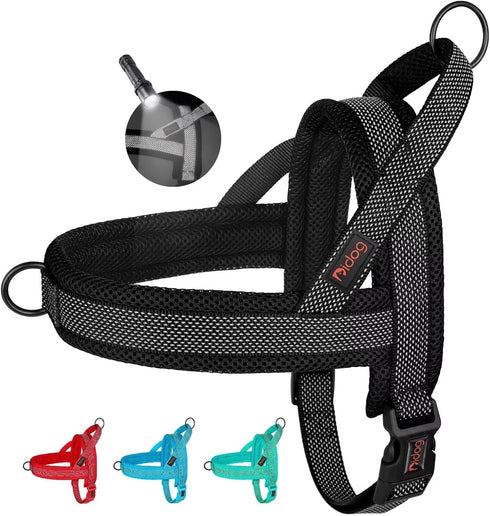 Didog No Pull Dog Harness with Breathable Mesh Padded, Full Reflective & Quick Fit Adjustable Vest Harness, Easy for Training Walking for Small & ...