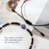 Tarsus Dainty Evil Eye Beaded Bracelets Adjustable String Amulet for Women Men...