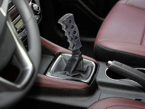 Manual Gear Stick Shifter Handle Automatic Car Shift Head Fit Most MT Transmissions, Gray...