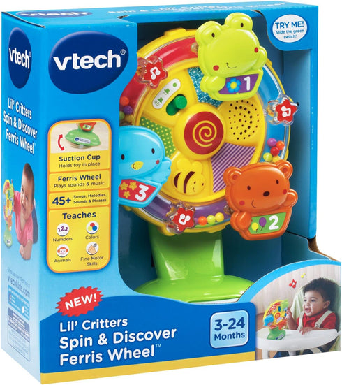 Vtech Lil' Critters Spin and Discover Ferris Wheel, Green...