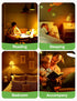 Sleep Light Bulb 100 Watt Equivalent 13W, Blue Light Blocking, 1800K Amber Color Light Bulbs, Therapy, A19 Warm Light Bulb for Healthy Sleep and B...