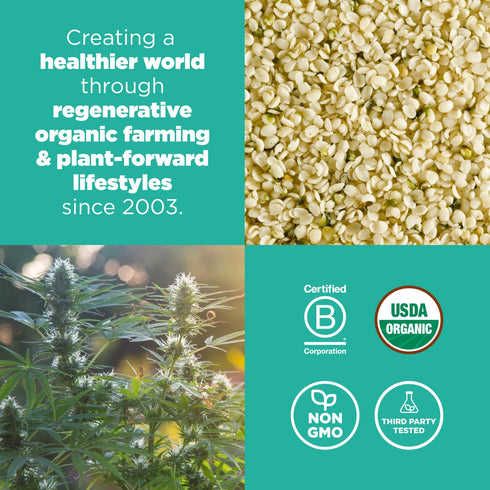 Navitas Organics Hemp Seeds – For Smoothies, Salads, Dips, Baked Goods & More – Essential Fatty Acids, Protein & Minerals – USDA Organic, Non GMO,...