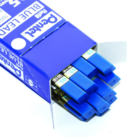 Pentel Refill Lead Blue (0.5mm) Medium 12 Pcs/Tube, 12 Tubes of Lead (PPB-5)...