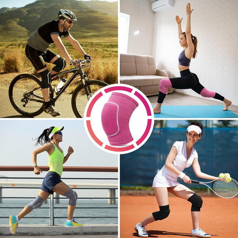 Volleyball Knee Pads,Knee Pads for Women,Men,Kids,Girls,Knee Brace for Basketball Volleyball Football Dance Yoga Tennis Running Cycling Workout Cl...