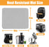 Heat Resistant Mat for Air Fryer, 15 x 18in Heat Resistant Mat for Countertop, Fireproof Silicone Countertop Protector Appliance Slider Mat for Ai...