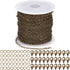 SUNNYCLUE 32.8Feet/10m Antique Bronze Chain Bulk Brass Curb Chain 2.6x2x0.3mm Links Cable Chains for Jewelry Making Chains 100Pcs Iron Jump Rings ...
