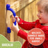 Playground Safety Handles - Outdoor Blue Grab Handle Bars, Plastic Tree House or Playhouse Accessories, Backyard Playset Equipment Replacement Saf...