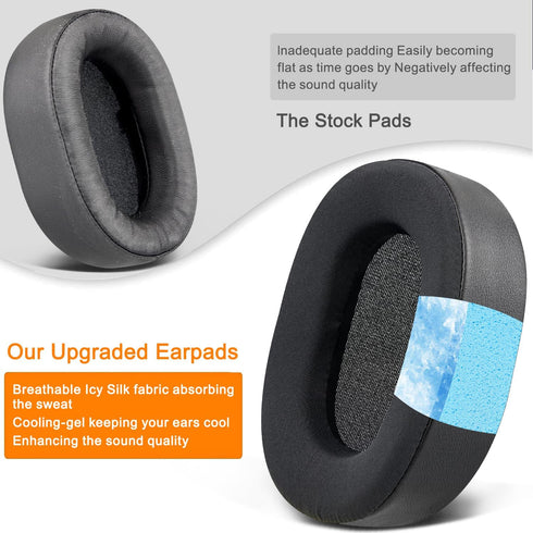 SOULWIT Cooling-Gel Earpads Replacement for Corsair HS65/HS55 Surround Wired,HS 65/HS 55 Wireless Core Gaming Headset, Ear Pads Cushions with High...