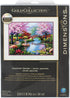 Dimensions Gold Collection Counted Cross Stitch Kit, Japanese Flower Garden, 16 Count Light Blue Aida, 12'' x 16''...