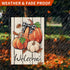 Fall Pumpkin Garden Flag Double Sided for Outside, Autumn Thanksgiving Small Seasonal Decoration Yard Flag 12x18 Inch...
