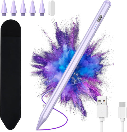 Apple Pencil for iPad 10th Generation, Stylus Pen for iPad (9/8/7/6) th Gen, iPad Pro Pencil Rechargeable, Palm Rejection - High Sensitivity with ...