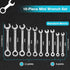 SPEEDWOX 10 Pcs Mini Combination Wrench Set, 4-11mm Open and Box End for Automotive, Industry, Electronics, Mechanic, Home, Hobby - High Carbon St...
