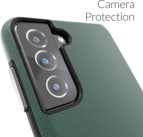 Crave Dual Guard for Galaxy S21+ Case, Shockproof Protection Dual Layer Case for Samsung Galaxy S21 Plus, S21+ 5G (6.7 inch) - Forest Green...