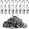 Teenitor 60pcs Party Light Hanger, Gutter Hangers for Lights, Curtain Clips Hanging Clamp Hooks Hanger Clips for Curtain Photos String Party Light...